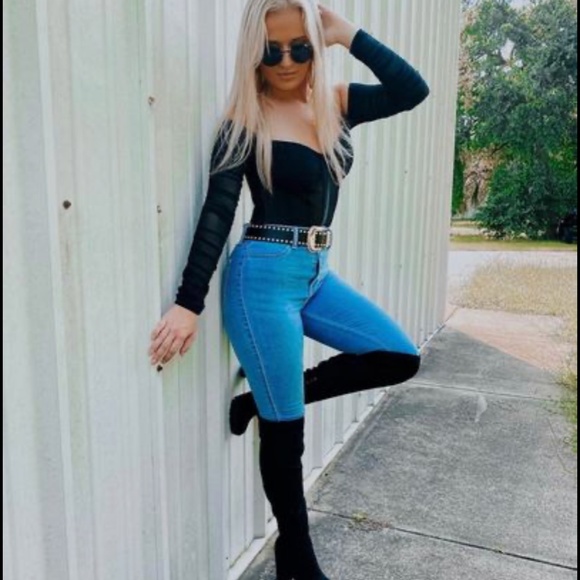 Hope’s black bodysuit size large NWT - Picture 2 of 2